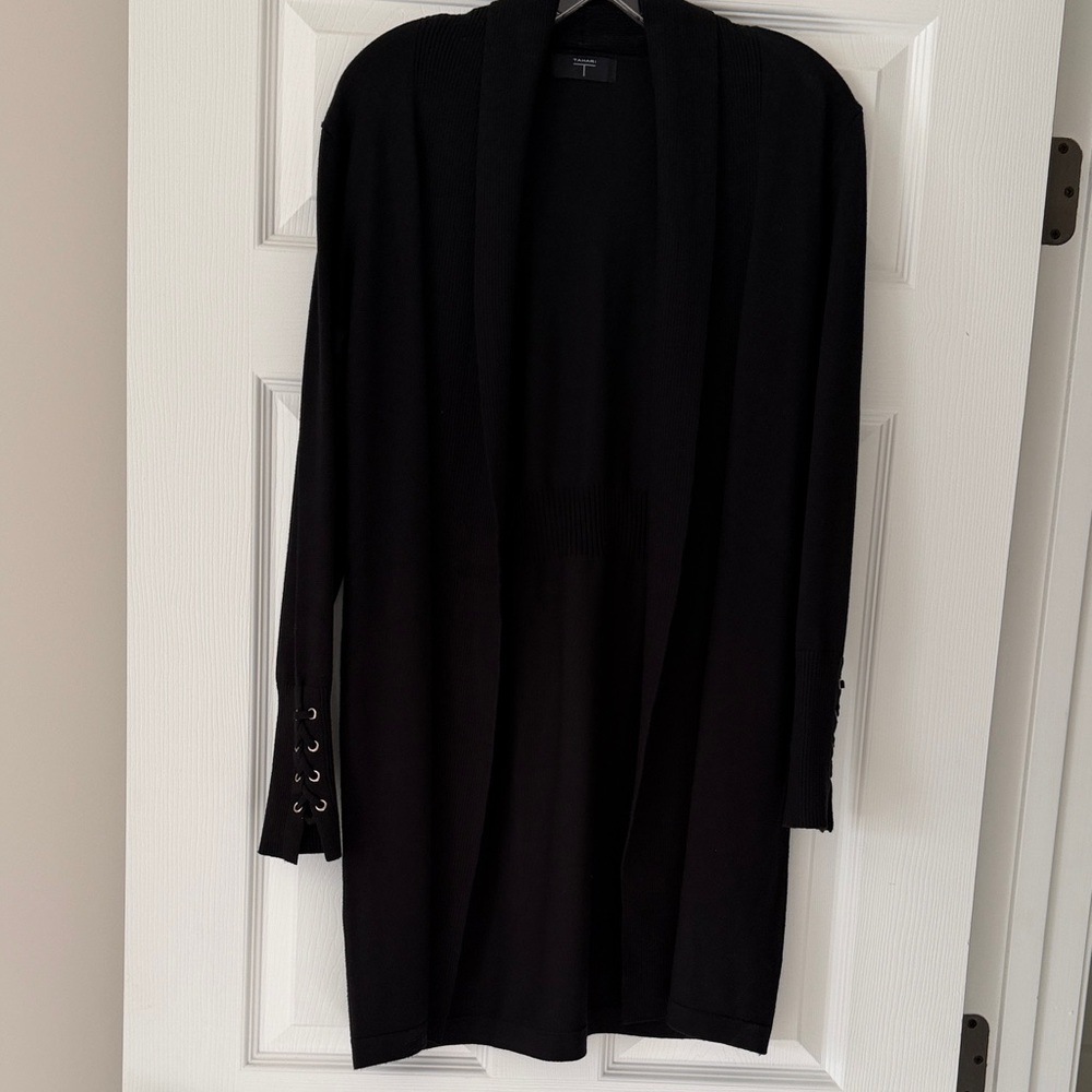 T Tahari Classic Black Knit Sweater